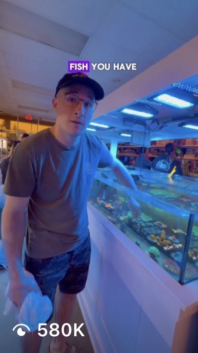 Great Lakes Fish & Coral post with 580K views